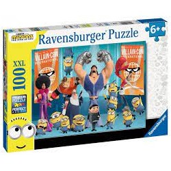 Ravensburger - Puzzle 100 pièces XXL - Gru et les Minions - Minions 2