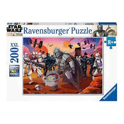 Ravensburger - Puzzle 200 pièces XXL - La confrontation - Star Wars The Mandalorian