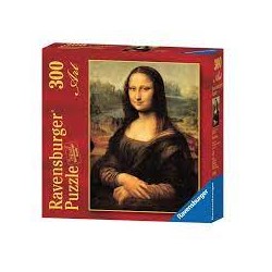 Ravensburger - Puzzle 300 pièces Art collection - La Joconde - Léonard de Vinci