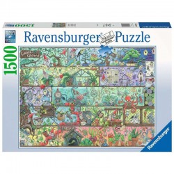 Ravensburger - Puzzle 1500 pièces - Nains sur l'étagère