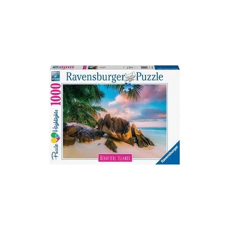 Ravensburger - Puzzle 1000 pièces - Les Seychelles