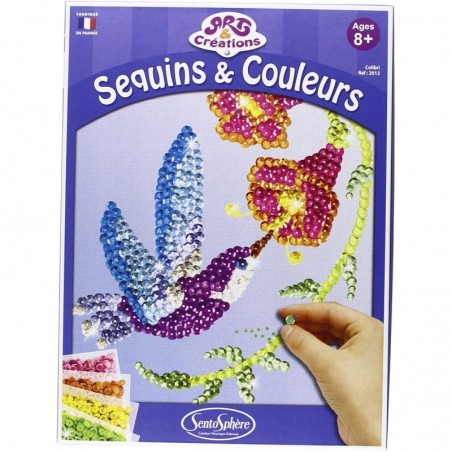 Sentosphère - 2012 - Kit d'activité - Sequins et colours - Colibri
