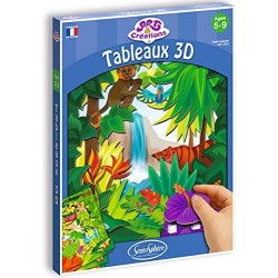 Sentosphère - 2022 - Kit d'activité - Tableaux 3D - Forêt tropicale