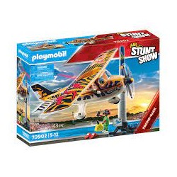 Playmobil - 70902 - Air Stuntshow - Air Stuntshow Avion à hélice ""Tigre""