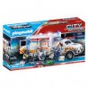 Playmobil - 70936 - Les secours - Ambulance avec secouristes et blessé