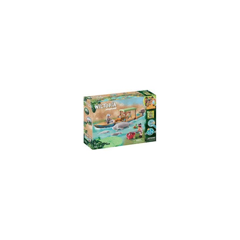 Playmobil - 71010 - Wonderful Planet - Pirogue et lamantins