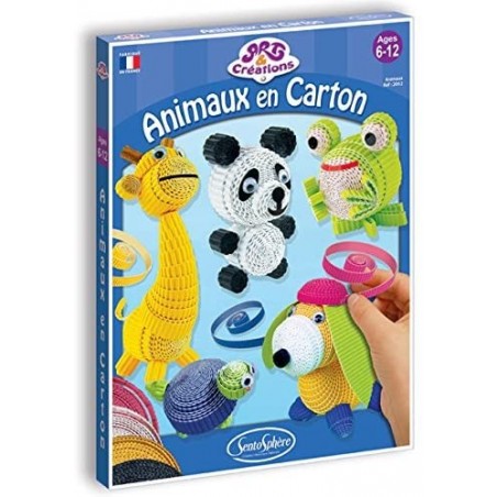 Sentosphère - 2052 - Kit d'activité - Animaux en carton