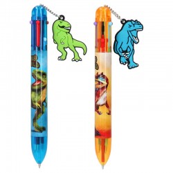 Depesche - Dino World - Stylo 6 couleurs