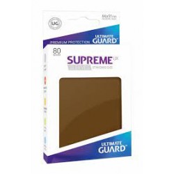 Ultimate Guard - Paquet de 80 sleeves Suprême UX - Taille standard - Marron