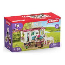 Schleich - 42593 - Horse Club - Caravane rencontres secrètes