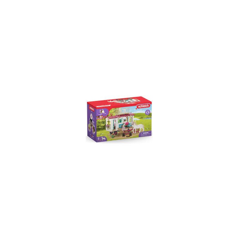 Schleich - 42593 - Horse Club - Caravane rencontres secrètes