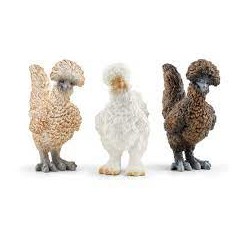 Schleich - 42574 - Farm World - Trio de poules