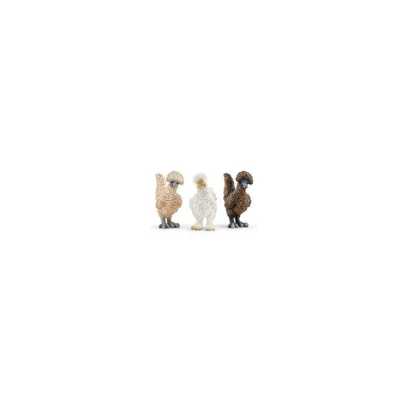 Schleich - 42574 - Farm World - Trio de poules