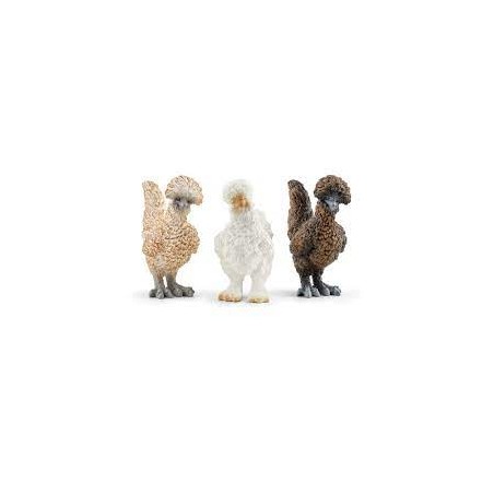 Schleich - 42574 - Farm World - Trio de poules