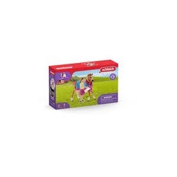 Schleich - 42361 - Horse Club - Poulain avec couverture