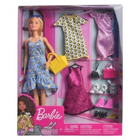 ASST. BARBIE - ENSEMBLE DOUBLE VÊTEMENTS FASHION - POUPÉES, BARBIE ET  FIGURINES / Barbie et accessoires