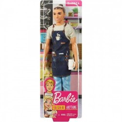 Mattel - Barbie - Poupée Ken barista