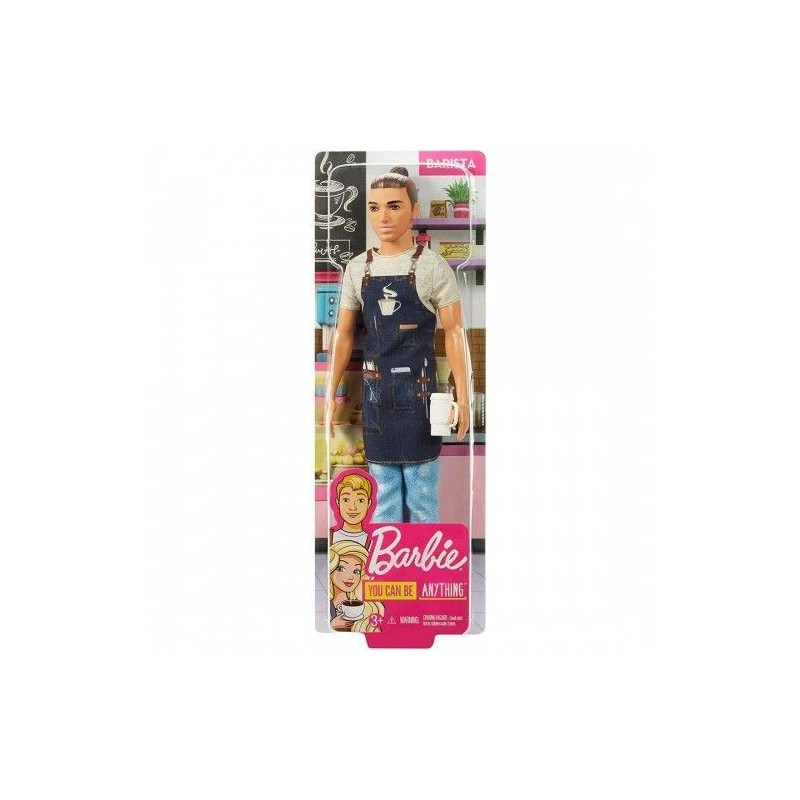 Mattel - Barbie - Poupée Ken barista
