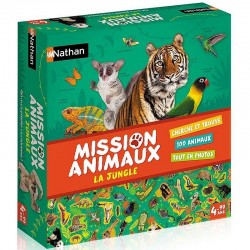 Nathan - Jeu de société - Mission animaux - La jungle