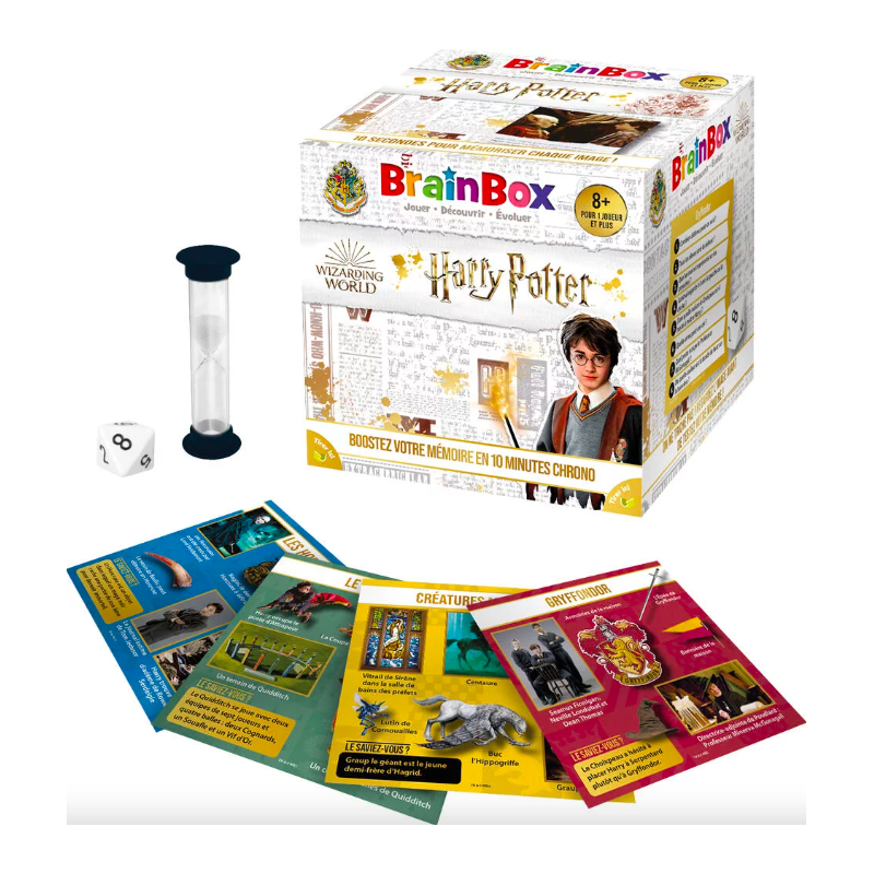 Asmodee - Jeu de société éducatif - Brainbox - Harry Potter