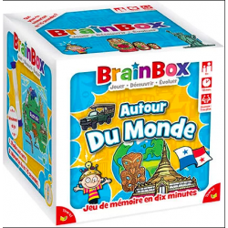 Asmodee - Jeu de société éducatif - Brainbox - Voyage autour du monde