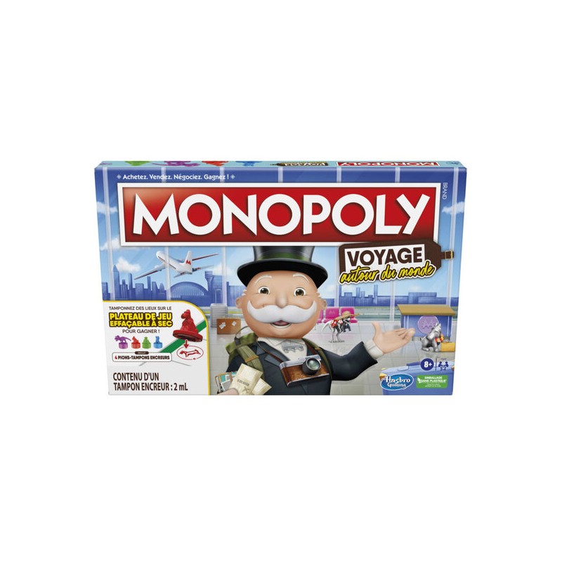 Hasbro - Jeu de société - Monopoly - Autour du Monde