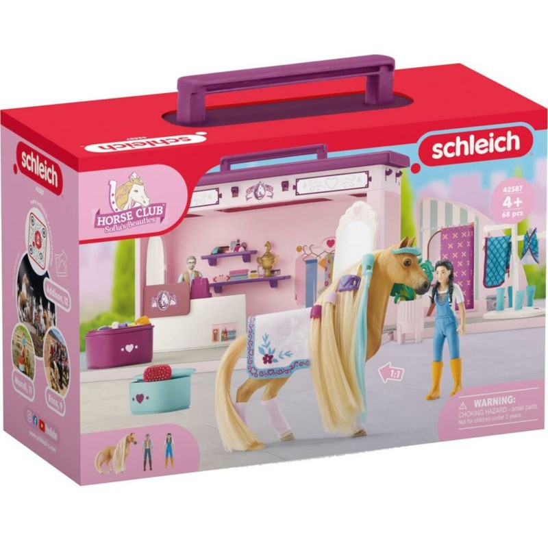 Schleich - 42587 - Coffret - Malette de coiffage pour chevaux