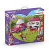 Schleich - 42535 - Coffret - Grand voyage équestre en voiture avec remorque