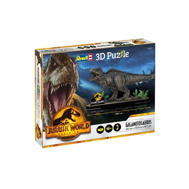 Revell - 02409 - Puzzle 3D - Jurassic World Dominion - Giganotosaurus