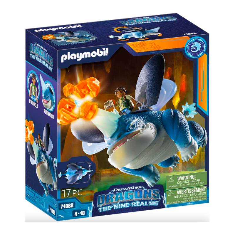 Playmobil - 71082 - Dragons nine realms - plowhorn et d'angelo