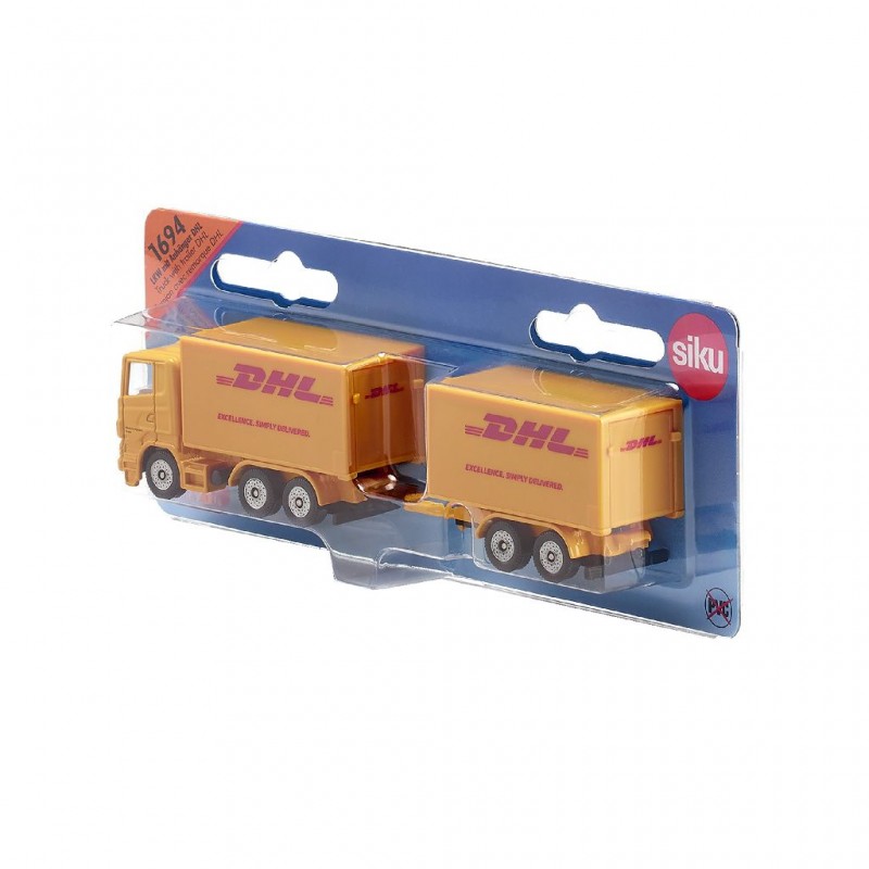 Siku - 1694 - Véhicule miniature - Camion avec remorque DHL
