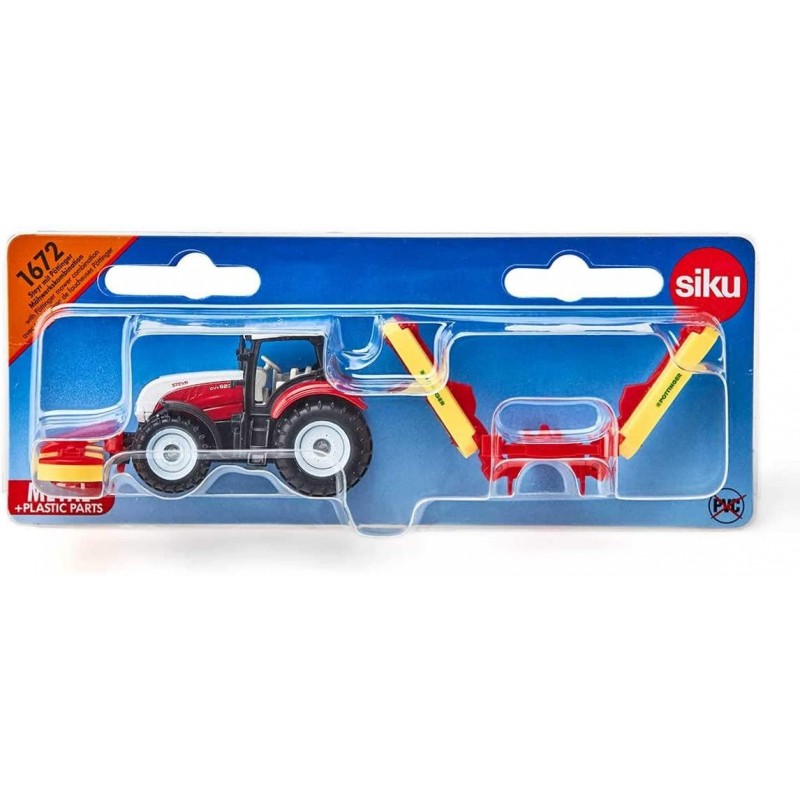 Siku - 1672 - Véhicule miniature - Tracteur Steyr et faucheuse Pottinger