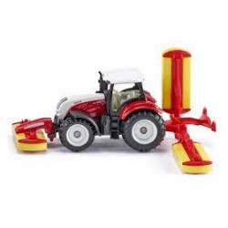Siku - 1672 - Véhicule miniature - Tracteur Steyr et faucheuse Pottinger