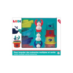 Ludimousse - Activité de bain - Coffret de bain pour bébé