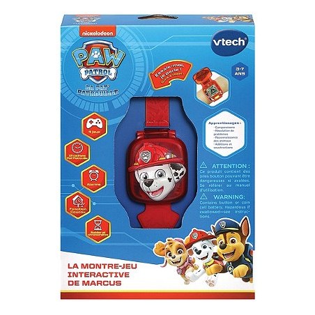 Vtech - Jouet électronique - Ma montre jeu Pat'Patrouille Marcus