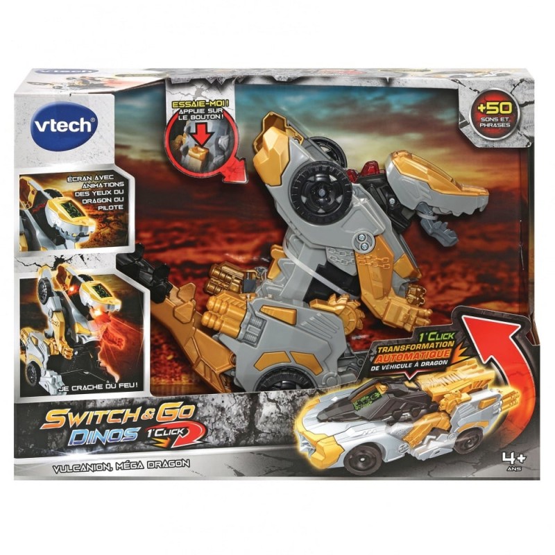 Vtech - Jouet électronique - Switch and go Vulcanion méga dragon