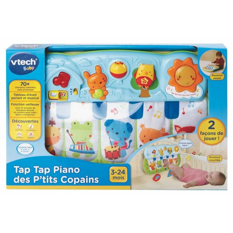 VTech - Jouet musical- Tap Tap piano des Baby loulous