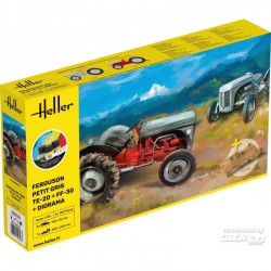 Heller - Maquette - Voiture - Starter Kit - 2 tracteurs Fergusson