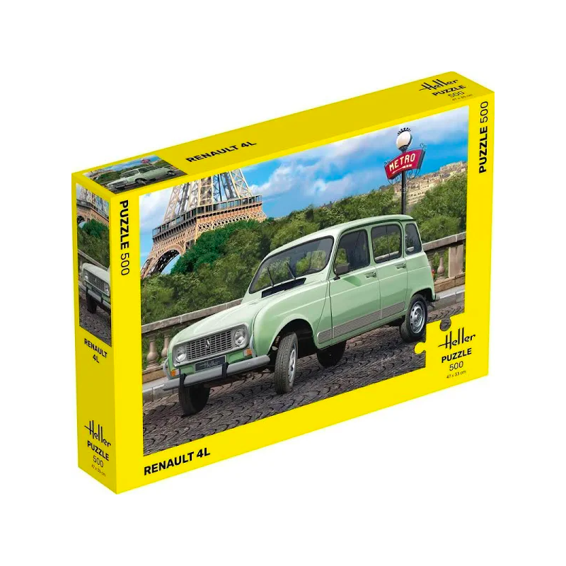 Heller - Puzzle - 500 pièces - Renault 4L