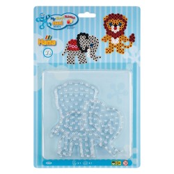 Hama - Perles - 8107 - Taille Maxi - Blister plaques lion et éléphant