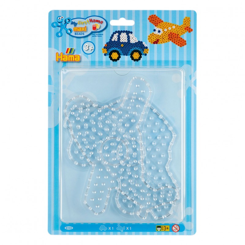 Hama - Perles - 8103 - Taille Maxi - Blister plaques voiture et avion