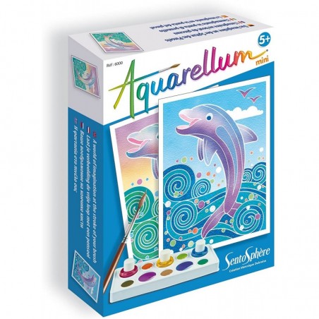 Sentosphère - 6000 - Aquarellum Mini - Dauphins
