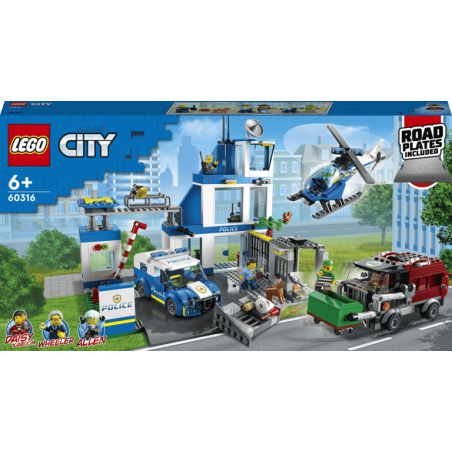 Lego - 60316 - City - Le commissariat de police
