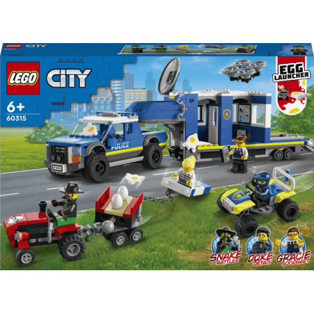 Lego - 60315 - City - Le camion de commandement mobile de la police