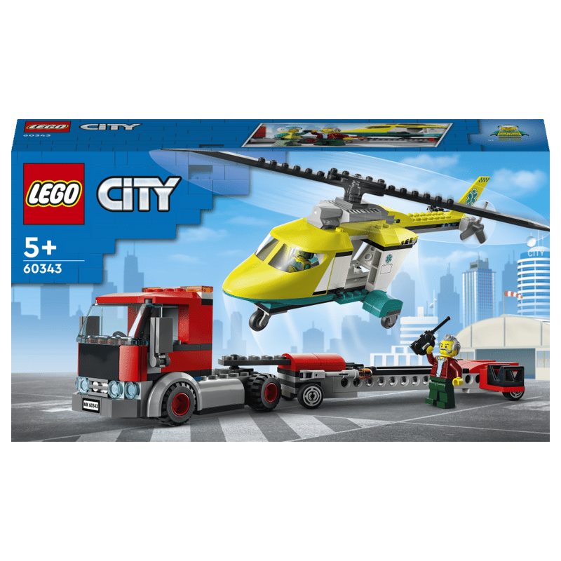 Lego - 60343 - City - Le transport de l'hélicoptère de secours