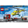 Lego - 60343 - City - Le transport de l'hélicoptère de secours