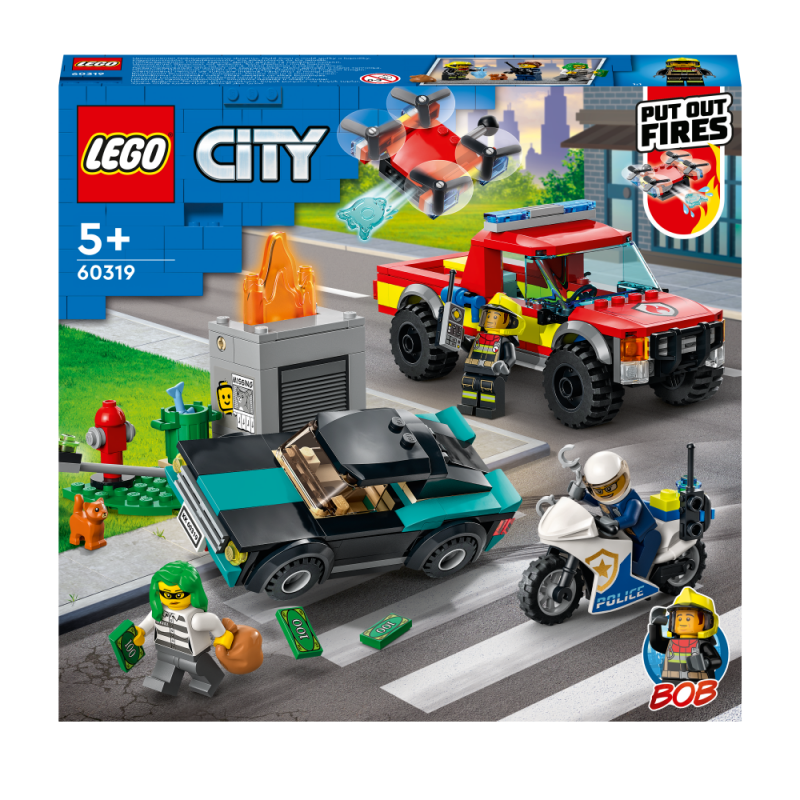 Lego - 60319 - City - Le sauvetage des pompiers