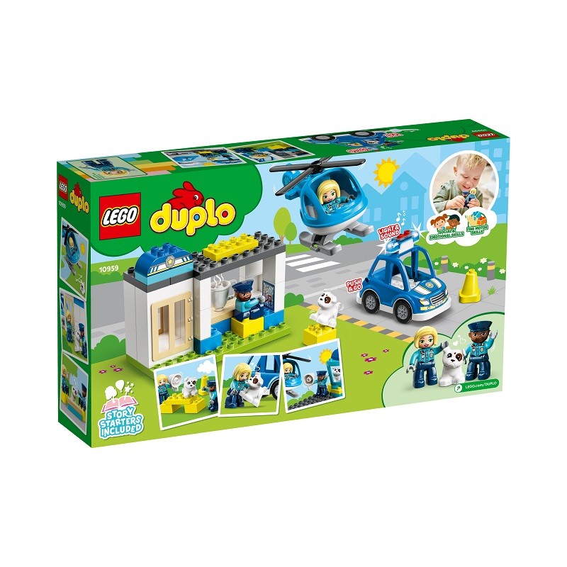 Lego - 10959 - Duplo - Le commissariat et l'hélicoptère de la police