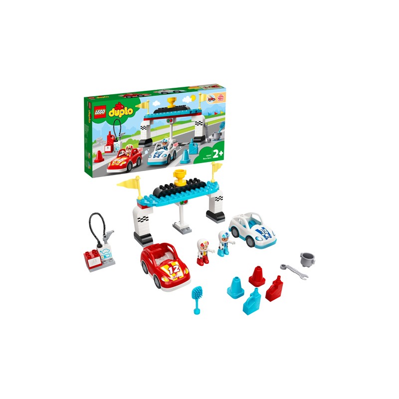 Lego - 10947 - Duplo - Les voitures de course