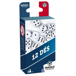 Jeu de société - Lot de 12 dés